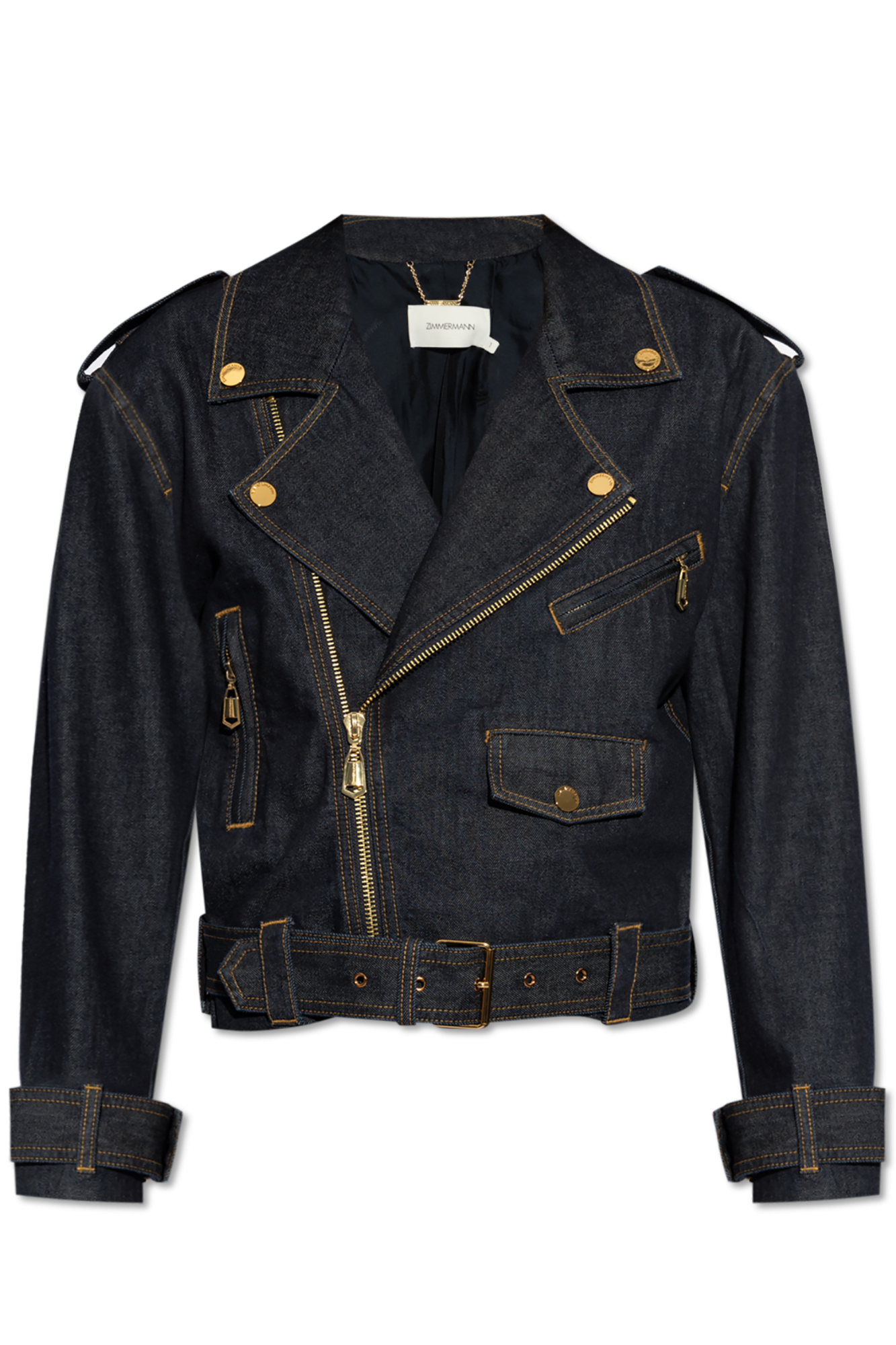 【NOICE】 W RAW DENIM HALF JACKET / 追跡付 Daze Denim Jacket by Alexander Wang - La Garçonne